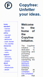 Mobile Screenshot of copyfree.org